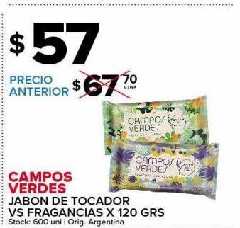 Carrefour Maxi Jabón de tocador campos verdes x 120g oferta