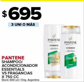 Carrefour Maxi Shampoo/acondicionador pantene x 750cc oferta
