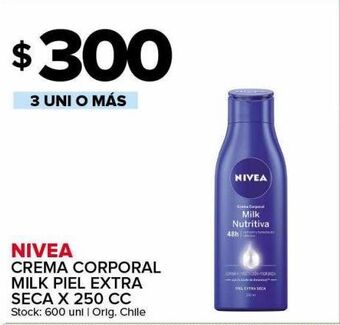 Carrefour Maxi Crema corporal nivea x 250cc oferta