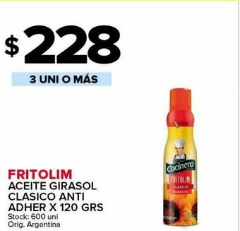 Carrefour Maxi Aceite girasol fritolim x 120g oferta