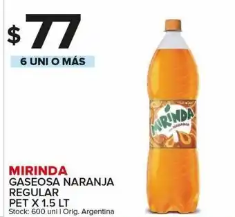 Carrefour Maxi Gaseosas naranja mirinda x 1.5l oferta