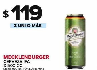 Carrefour Maxi Cerveza mecklenburger x 500cc oferta