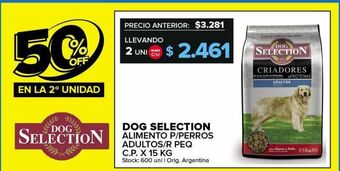 Carrefour Maxi Alimento para perros dog selection x 15kg oferta