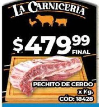 Diarco La Carniceria Pechito De Cerdo x kg oferta