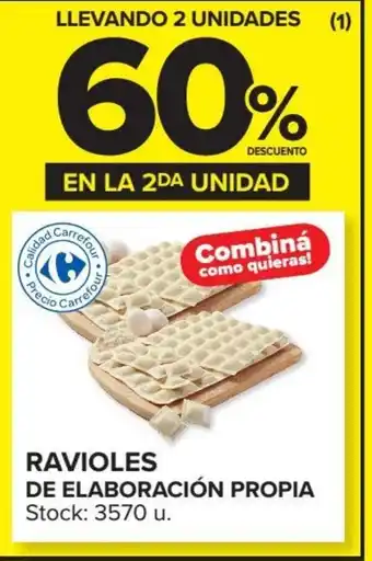 Carrefour Ravioles De Elaboración Propia oferta