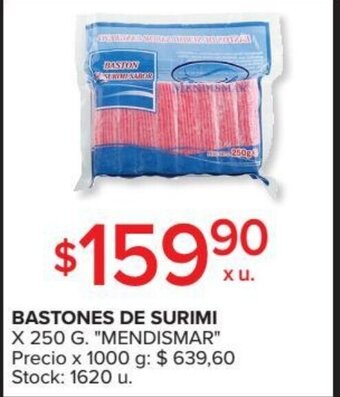 Carrefour Mendismar Bastones De Surimi x 250g oferta