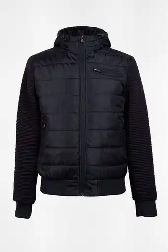 Macowens Campera combinada con capucha azul marino oferta