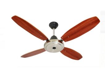 DRicco Ventilador de techo abon garden va446c acero madera caoba oferta