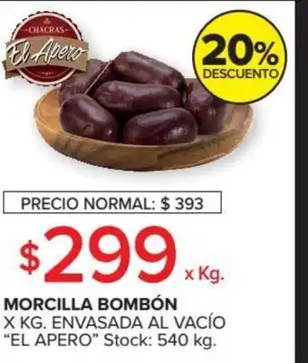 Carrefour Morcilla Bombón El Apero oferta