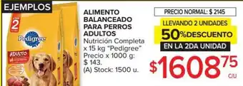 Carrefour Pedigree Alimento Balanceado Para Perros Adultos x 15g oferta