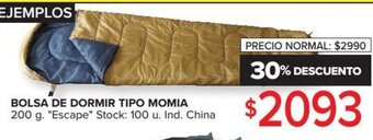 Carrefour Bolsa De Dormir Tipo Momia 200g oferta