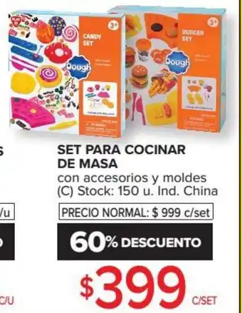 Carrefour Set Para Cocinar De Masa oferta