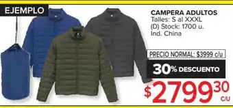 Carrefour Campera Adultos oferta
