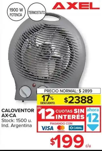 Carrefour Caloventor Ax-Ca oferta