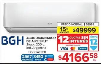 Carrefour Acondicionador De Aire Split oferta