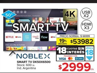 Carrefour Smart TV DK50X6500 oferta