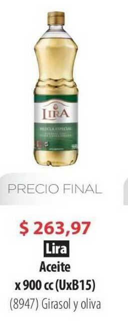 Parodi Lira Aceite X 900cc oferta