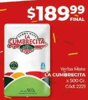 Diarco La Cumbrecita Yerba Mate x 500 gr oferta