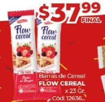 Diarco Flow Cereal Barras de Cereal x 23 gr oferta