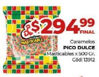 Diarco Pico Dulce Caramelos Masticables x 500 gr oferta
