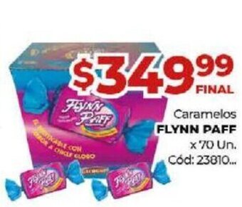 Diarco Flynn Paff Caramelos x 70 un oferta