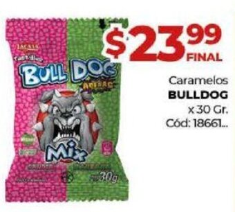 Diarco Bulldog Caramelos x 30 gr oferta