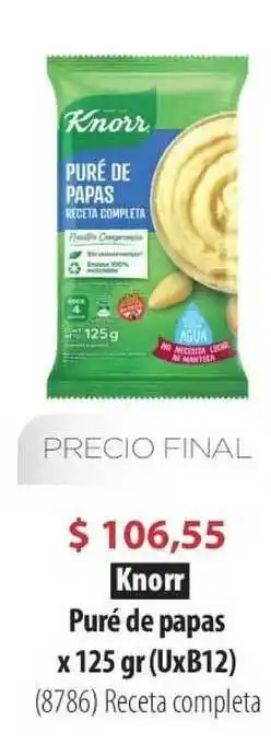 Parodi Knorr Pure De Papas X 125 gr oferta
