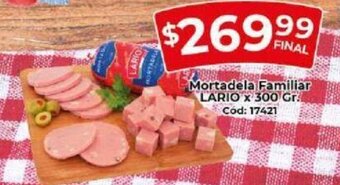 Diarco Lario Mortadela Familiar x 300 gr oferta