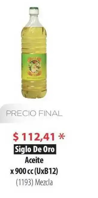 Parodi Siglo De Oro Aceite x 900cc oferta
