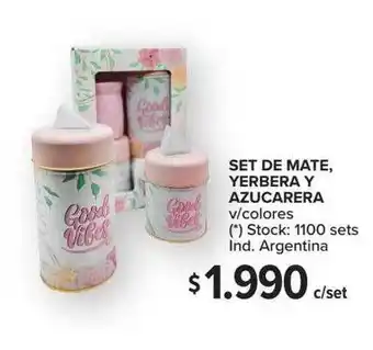 Carrefour Set De Mate Yerbera Y Azucarera oferta