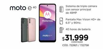 Coppel Moto E40 oferta