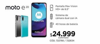 Coppel Moto E20 oferta