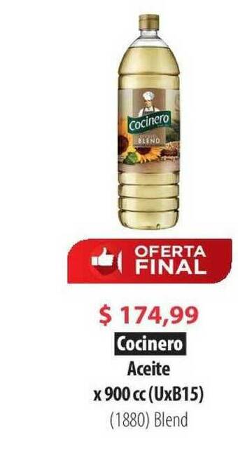 Parodi Cocinero Aceite x 900cc oferta