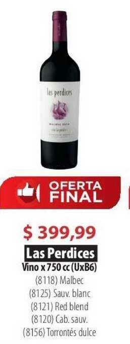 Parodi Las Perdices Vino x 750cc oferta