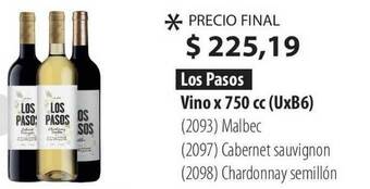 Parodi Los Pasos Vino x 750cc oferta