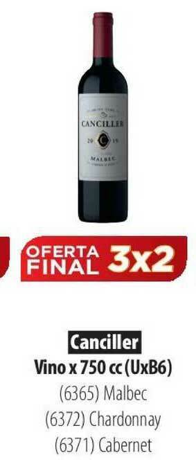 Parodi Canciller Vino x 750cc oferta