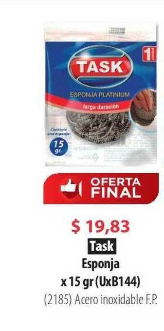 Parodi Task Esponja x 15gr oferta