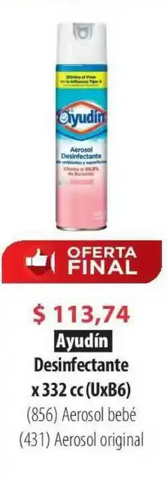 Parodi Ayudin Desinfectante x 332cc oferta