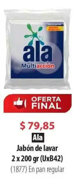 Parodi Ala Jabón De Lavar 2 X 200gr oferta