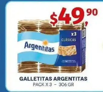 Yaguane Supermercados Galletitas Argentitas 306gr oferta