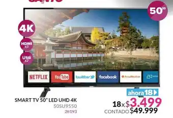 Petenatti Hogar Smart Tv 50" LED UHD 4K oferta