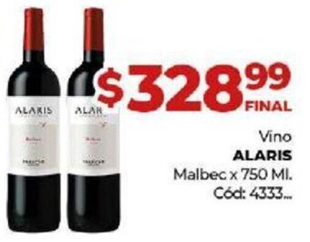 Diarco Alaris Vino Malbec x 750 ml oferta