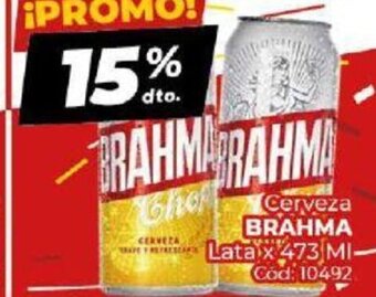 Diarco Brahma Cerveza Lata x 473 ml oferta