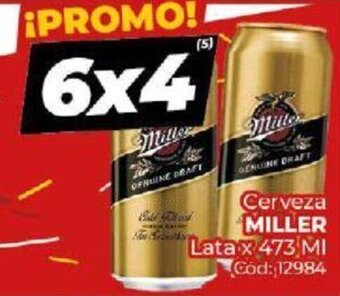 Diarco Miller Cerveza Lata x 473 ml oferta