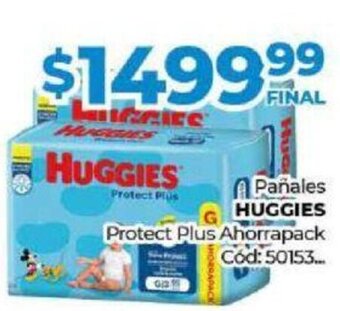 Diarco Huggies Pañales Protect Plus Ahorrapack oferta