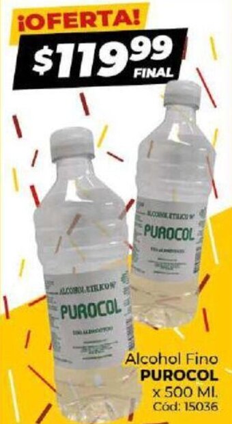 Diarco Purocol Alcohol Fino x 500 ml oferta