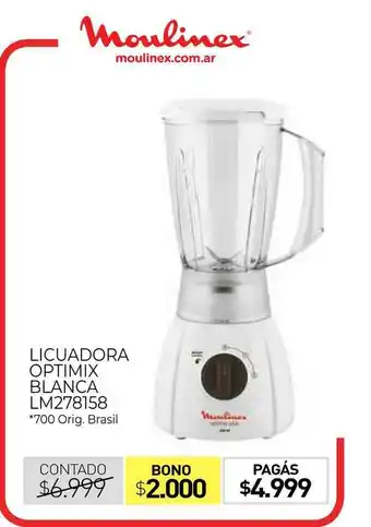 La Anonima Licuadora Optimi Blanca Lm278158 oferta