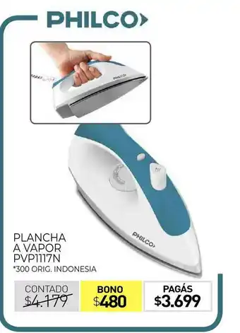 La Anonima Plancha A Vapor Pvp1117n oferta