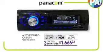 La Anonima Autoestereo Ca-5054 oferta