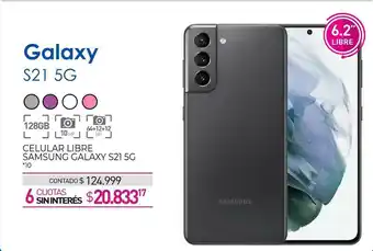 La Anonima Celular Libre Samsung Galaxy S21 5g oferta